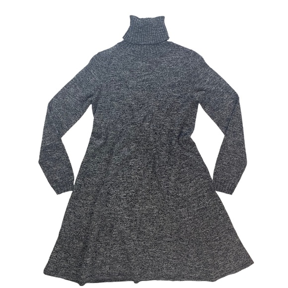 Max Studio Women’s Wool Blend Turtleneck Sweater Mod Swing Mini Dress Size Small - Picture 8 of 13